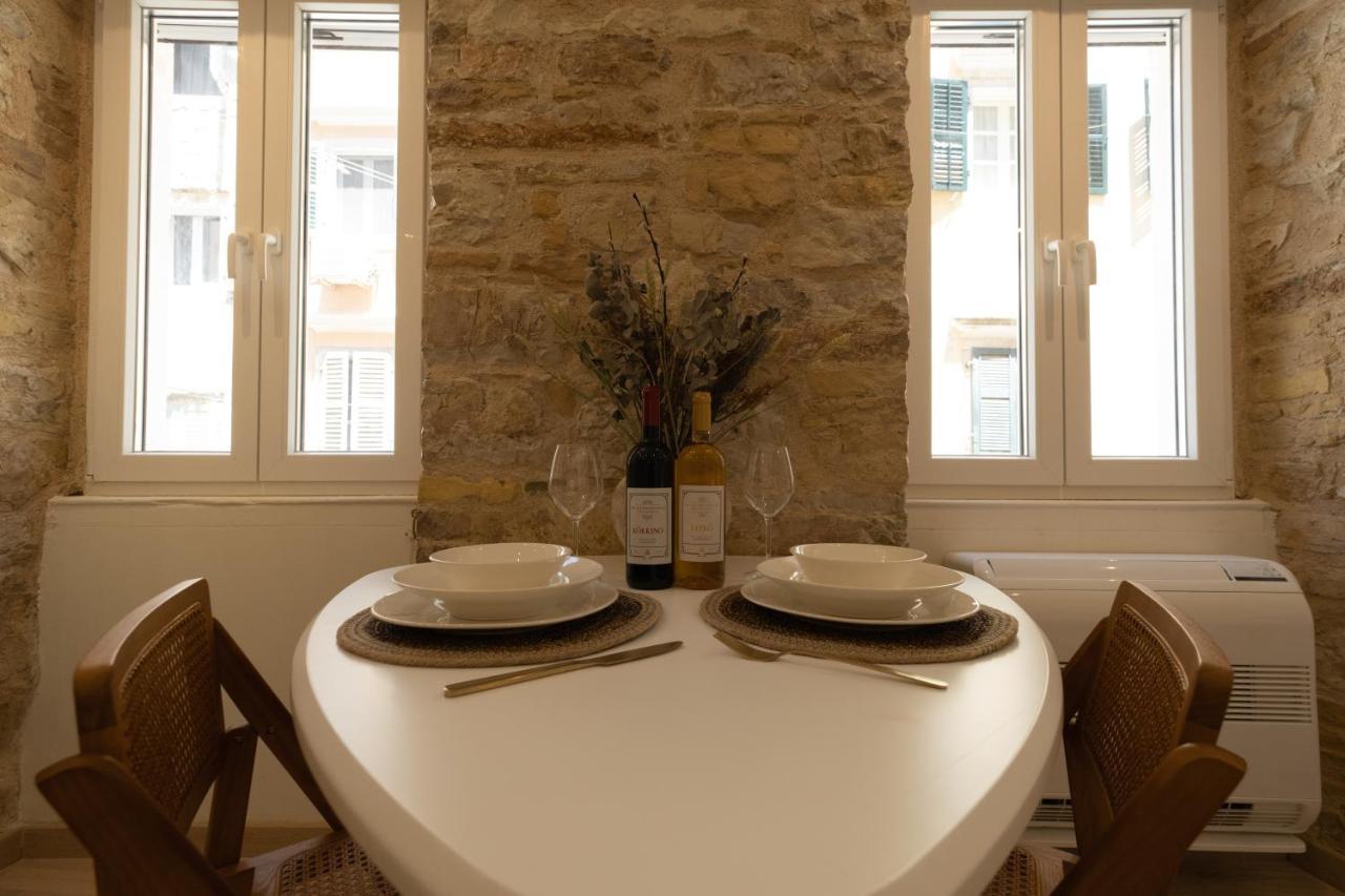 La Corda - Renovated Apartment In Corfu Town Eksteriør billede